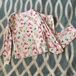 CARTERS girls Christmas jammies